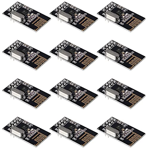 Alinan 12pcs NRF24L01+ 2.4GHz Wireless RF Transceiver Module Wireless Data Transmission Module