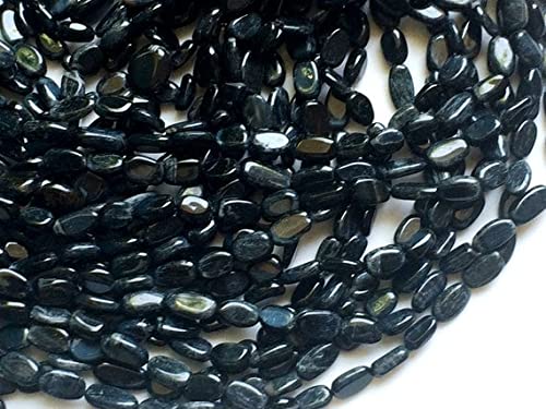 Perles de tigre noir naturel de qualité premium 7-9mm LKBEADS ovales et lisses