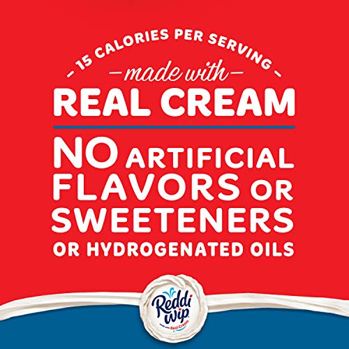 Reddi-Wip Original Whipped Dairy Cream Topping, Keto Friendly, 6.5 Oz #TOP2