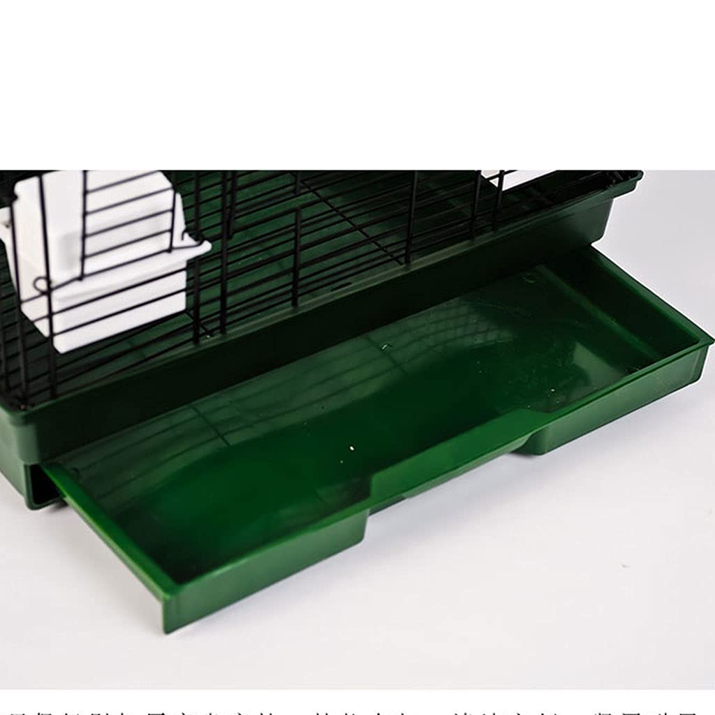 Gabbia per Uccelli e Pappagalli Fashion Grande Metal Parrot Cage Allevamento Cage Monk Xuanfeng Tigre Skin Large Bird Cage Parrocchetto Cage Toy Shelf per Canarini, Cocorite e Uccelli Esotici