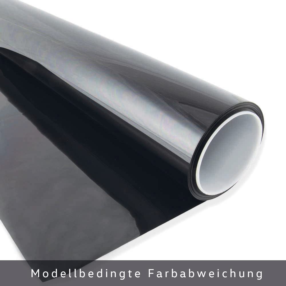 Armolan Daytona Tönungs-Folie alle Tönungsgrade Kfz/Auto-Scheiben- Tief-schwarz (Schwarz 95% Tönungsgrad, 0,51x30,5m)