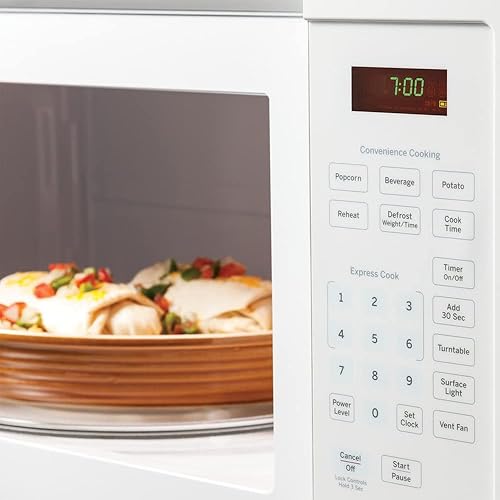 Miniatura 5 de GE JVM3160DFWW - Horno de microondas de 1.6 pies cúbicos con paquete de protección mejorada CPS de 2 años