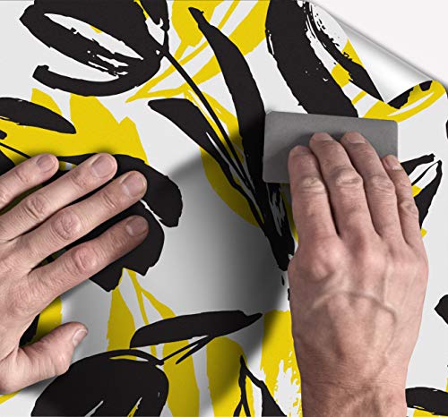 Vinilo para nevera antibacterial libre de burbujas lavable con diseño floral 6