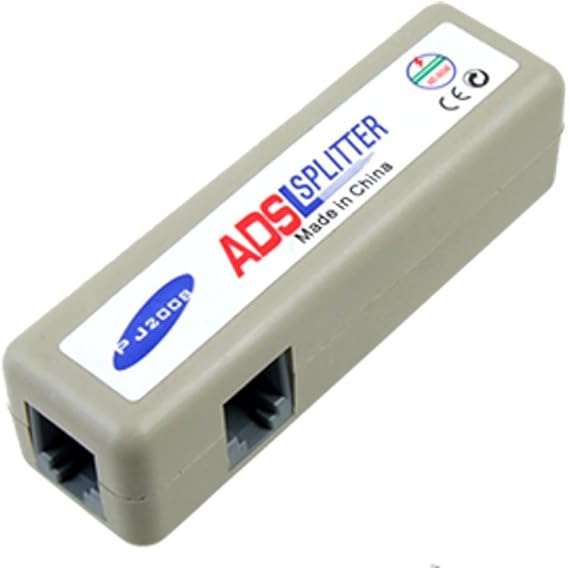 Uxcell ADSL RJ11 Modem Telephone Line Adapter Splitter for