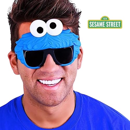 Sun-Staches Sesame Street Official Cookie Monster Sunglasses, Costume Accessory, UV 400, One Size Fits Most4