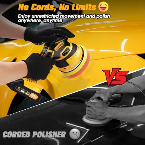 Niusken Cordless Car Buffer Polisher