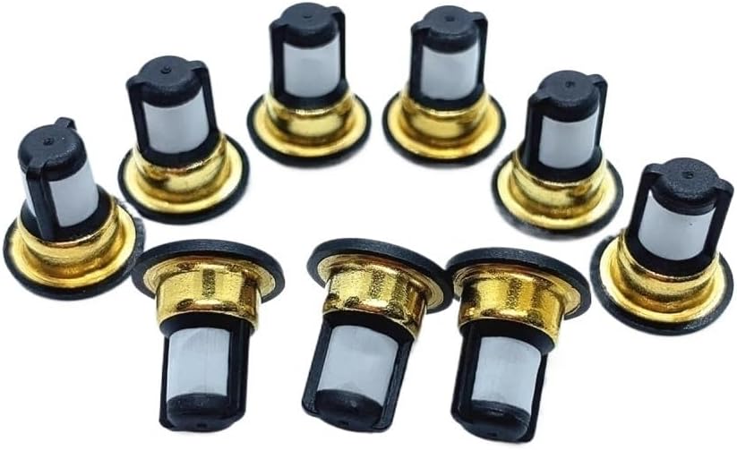 200pcs Filter 11.2 * 7 * 4.5mm Compatible for NISSAN Fuel Injector Repair Parts Rebiuld Kits AY-F1016