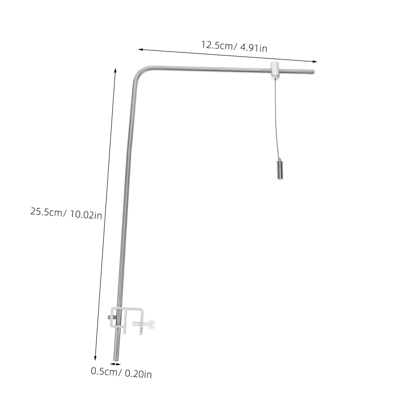 1para Regulowanych Uchwytów Do Lamp Akwariowych Aluminium Wszechstronny Stojak Oświetlenie Do Akwariów Zbiorników Wodnych Idealny Instalacji Lamp Dla Miłośników Ryb