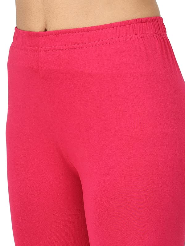 Image of Robinbosky Premium Stretchable Cotton Capri Legging for Women | Suitable for Formal wear & Casual wear | High-End Elastic Makes. The Leggings Squat Proof and Durable for Travel, Yoga, & Workout.