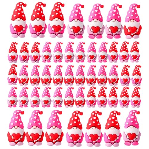 Gnomes Cœur Saint-Valentin en idées cadeaux : mini figurines idéales pour la classe et fêtes - 2