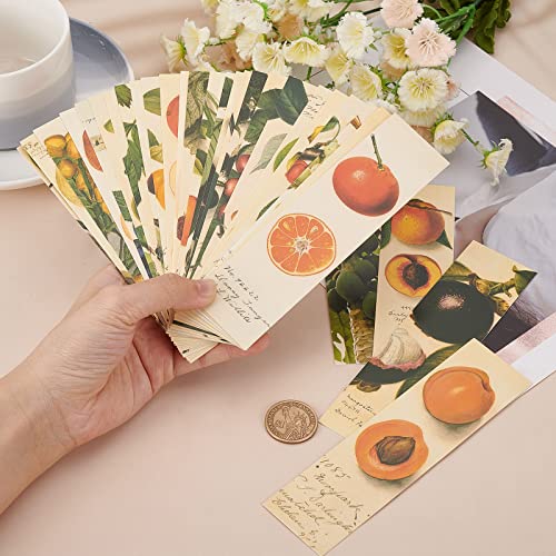 GORGECRAFT 1 Box 30PCS Bookmarks Aesthetic Fruit Bookmarks Awesome Fruit of The Spirit Vintage Style Clip in Page Marker for Women Men Book Lovers Book Club Classroom Gift - Image 3