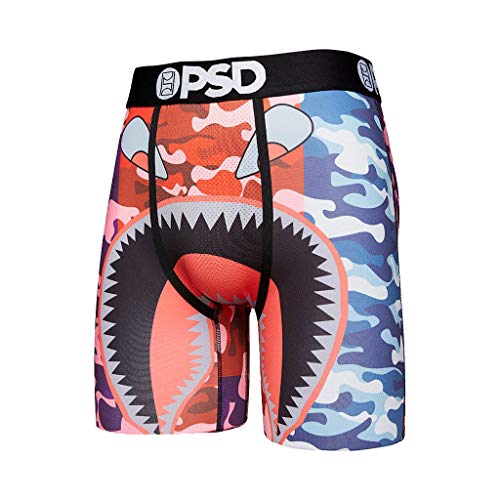 PSD Men's Boxer Brief (Red/Muliti Warface, XL)