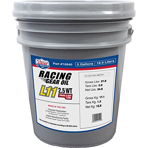 Photos - Gear Oil Lucas Oil Synthetic L11 Racing /1x1/5 Gallon Pail 10540 