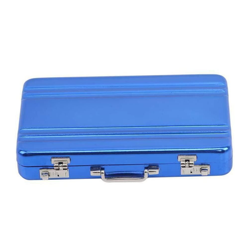 Mini Briefcase Name Card Holder Case Suitcase Shape Business Card Box Luggage