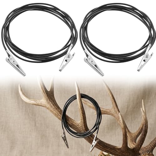 Relaxweex 2 Pcs 60 Inch Antler Scale Tool Deer Scoring Tape Kit Compact and Convenient Hunting Gear for Measuring Deer Antlers Fish Trophies and More