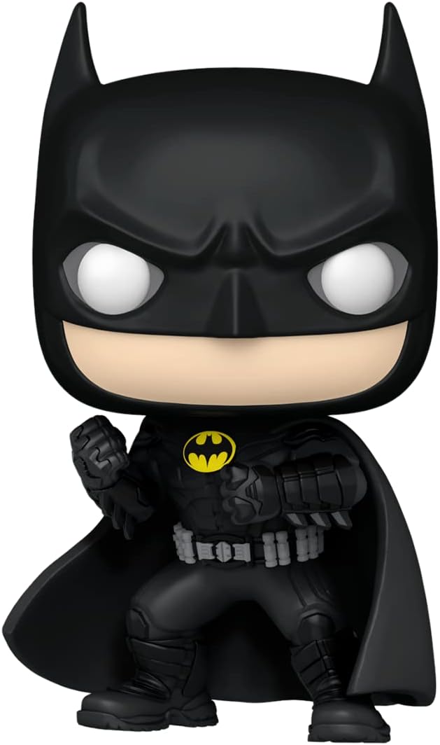 Pop! Movies: DC - the Flash - Batman - (Keaton) - DC Comics - Collectable Vinyl Figure - Gift Idea - Official Merchandise - Toys for Kids & Adults - Comic Books Fans