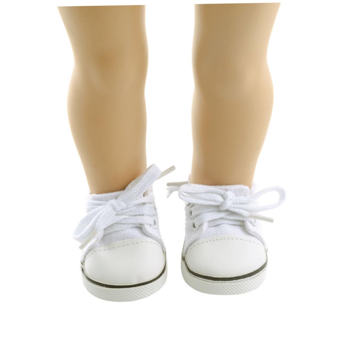 Scarpe da bambola da 1 reair bianca casual skateboarding calzature per bambini da 18 pollici giocattoli per bambini, mini bambola