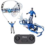 🏂Flip 3D: disfruta de los movimientos divertidos Haz movimientos divertidos con este drone para entretener a tus amigos y familiares. La función de giro de este drone significa que puede desplazarse hacia adelante, hacia atrás, hacia la izquierda y hacia la derecha con solo tocar un botón.