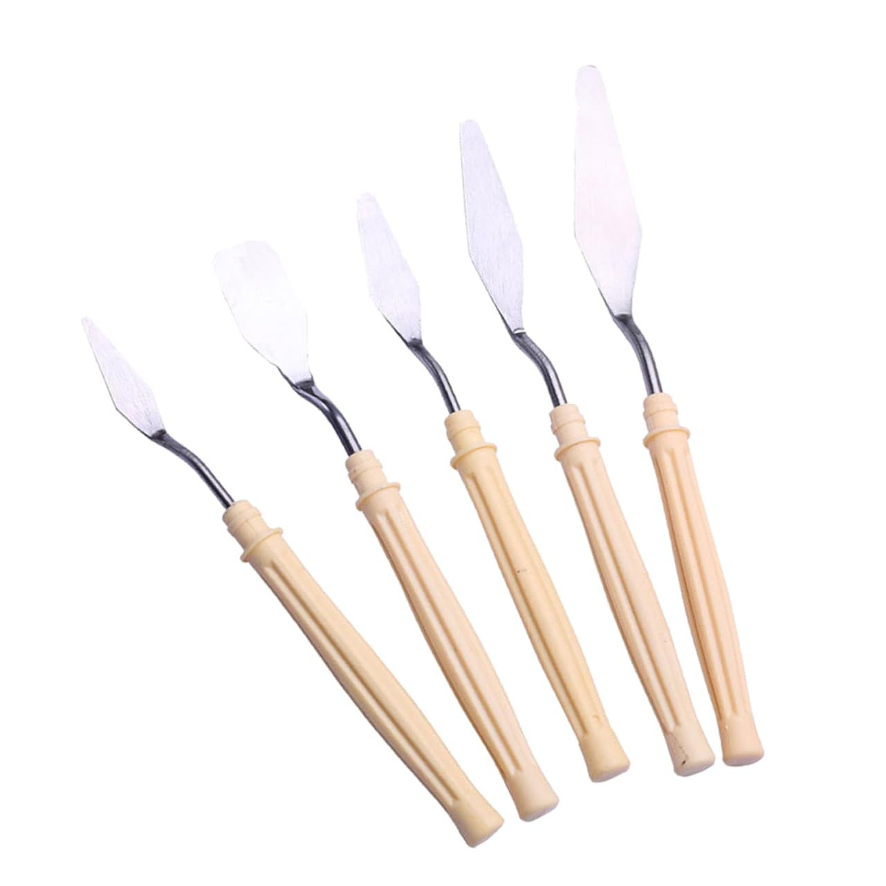 Set Di 5 Raschietti Per Mescolare Colori - Spatole In Plastica - Foto 7