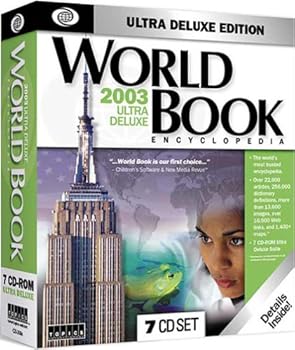 CD-ROM World Book 2003 Ultra Deluxe Encyclopedia Book