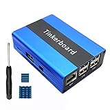 Eleduino Tinker board Case Aluminum With heatsinks Blue