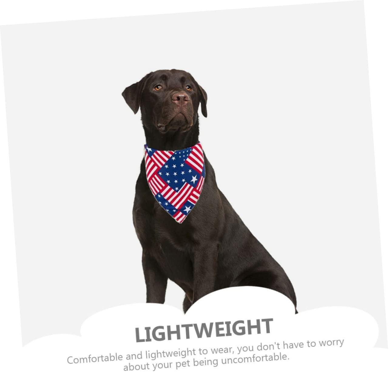 Kisangel 16pièces Bandanas Triangle pour Animaux De Compagnie Écharpes Décoratives Indépendance pour Chiens Et Confortable Et Stylé
