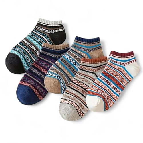 Sockscarving Feel The Comfort Unisex Pure Cotton Premium 5 Pair Socks Low Cut Casual, Ankle Length Suitable All Season & Occasion Stretchable Free Size Anti Odur Sweat Free Anti Ssip, Multicolor