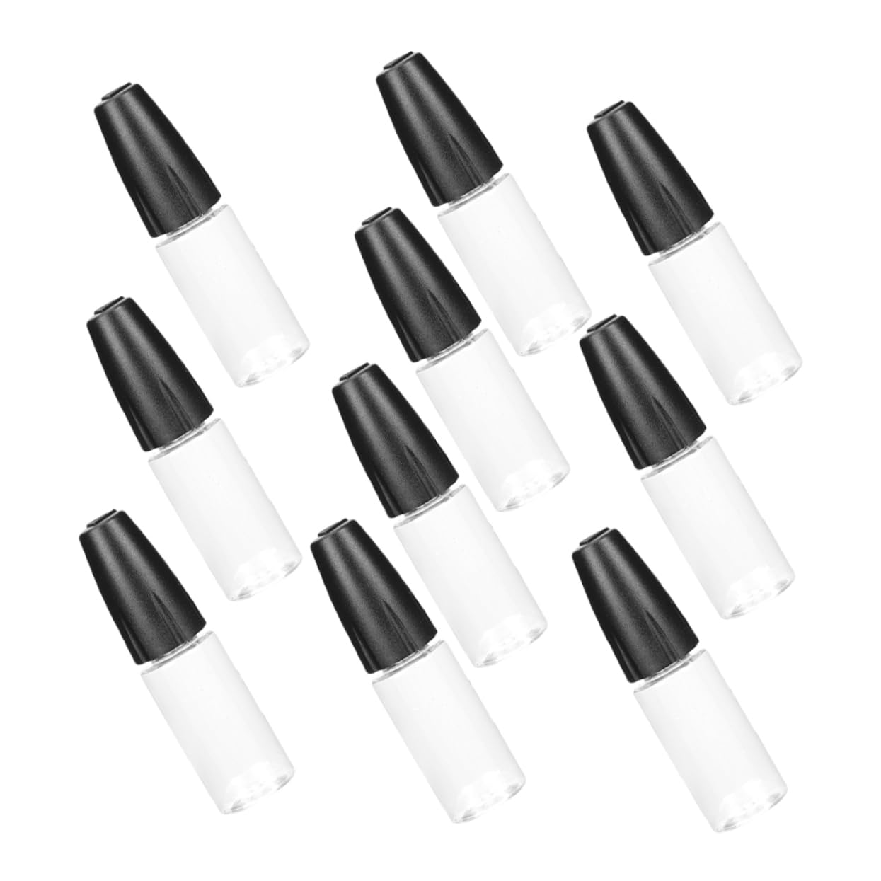 Amosfun 5 Sätze Transparente Flasche Mini-quetschflasche Kleine Flaschen Einfach Squeeze-flaschen Applikatorflasche Mit Feiner Spitze Flasche Drücken Das Haustier 10 Stück * 5