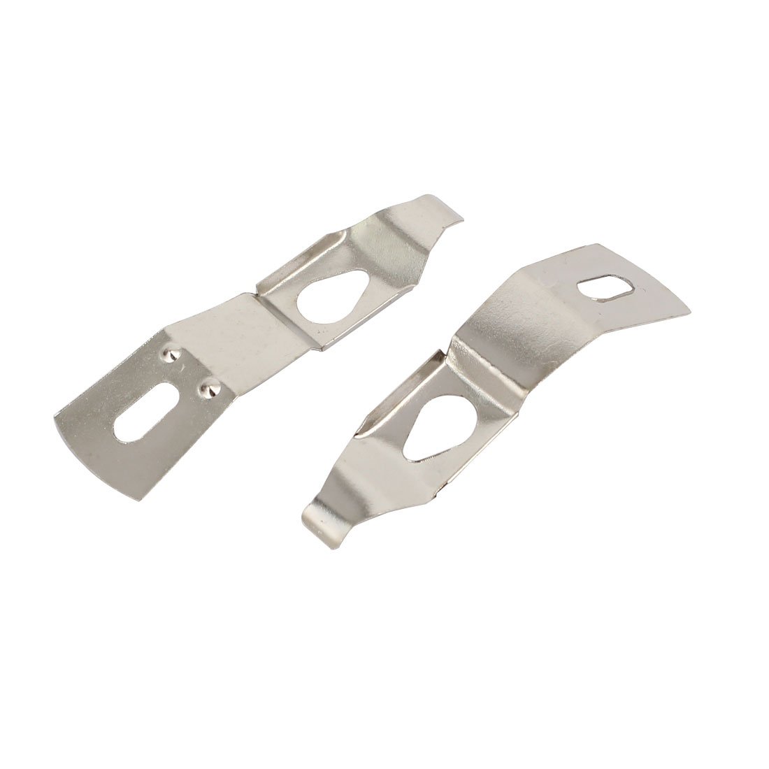 Lot 50 Cintres Trou De Serrure Métal 44x16 Mm + 100 Vis Argentées – Fixation Solide Cadres, Miroirs, Tableaux