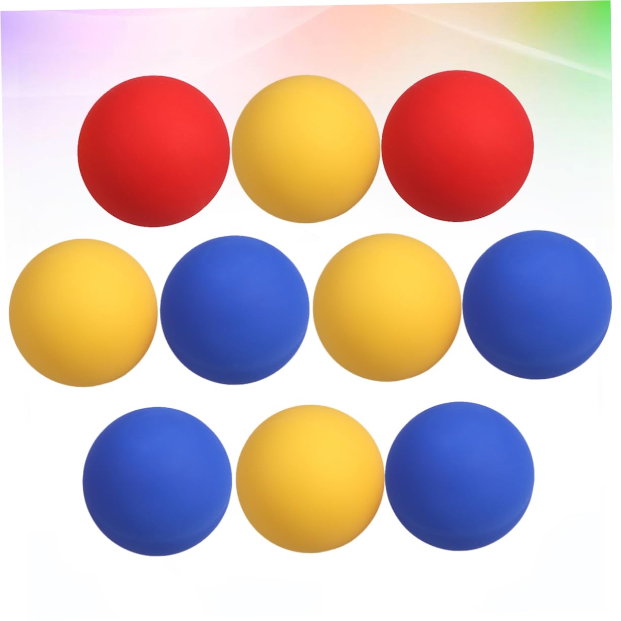 PLAFOPE 10 Balones de Masaje de Silicona para Liberación y Puntos Gatillo, Ideales para Ejercicios en Casa Color Aleatorio