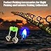 JZTang Fishing Bells with Lights 20 Pcs LED Night Fishing Lights 10 Pcs Fishing Rod Bait Alarm Bell Night Fishing Accessories Bait Alarm Bell Rod Clip Tip for Fishing(Blue)