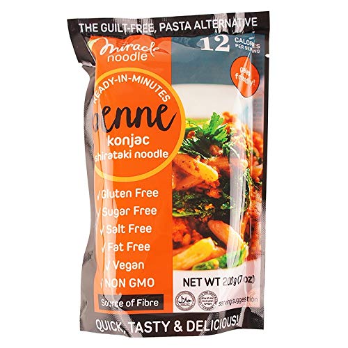 Penne Shirataki di Konjac Miracle Noodle Confezione da 10 pacchetti