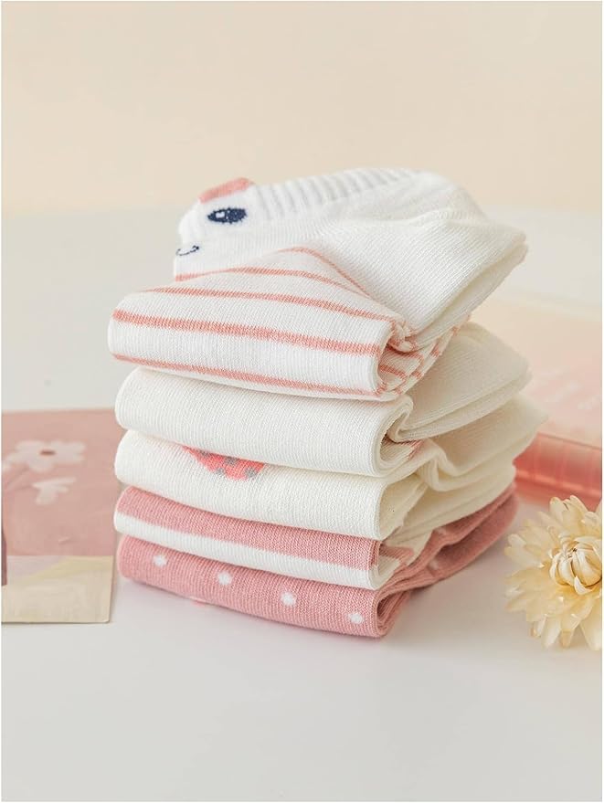 SWEET CABOODLES Women’s Ankle Socks – 5 Pair Pack | Cute Smile Face Design | Soft Cotton Breathable Low-Cut Socks for Girls & Women - Image 8 thumbnail
