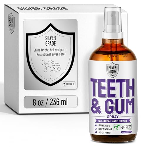 Dog-Dental-Spray-with-Silver--Cat-Dental-Care--Cat-Dog-Teeth-Cleaning--Teeth-Gum-for-Tartar-Plaque-Foul-Odor--8-oz Dog Dental Spray with Silver–Cat Dental Care–Cat Dog Teeth Cleaning–Teeth Gum for Tartar Plaque Foul Odor–8 oz