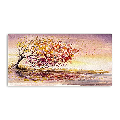 Tableau en verre trempé haut de gamme 140x70 cm avec impression photo d'art mural panoramique