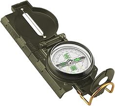 Professional Compass, Military Compass, Compass, Aluminum Alloy Material, Suitable for Hunting, Hiking and Outdoor Camping Activities, Determines Direction