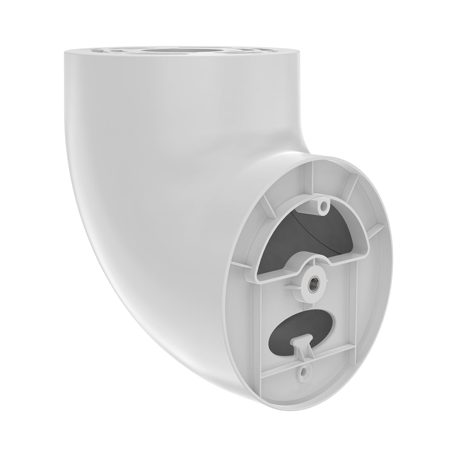 HolicfunEave Mount for Ring Floodlight Cam Wired Plus/Pro, Ring Smart Lighting Floodlight Wired, Blink Wired Floodlight Camera, Wyze Floodlight Camera v2/Pro, and Roku Floodlight Camera - White