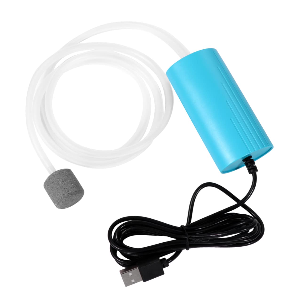 Mipcase 2piezas Mini Bomba De Aire USB para Acuario Silenciosa y Aumenta Peceras para Uso Casa y Oficina