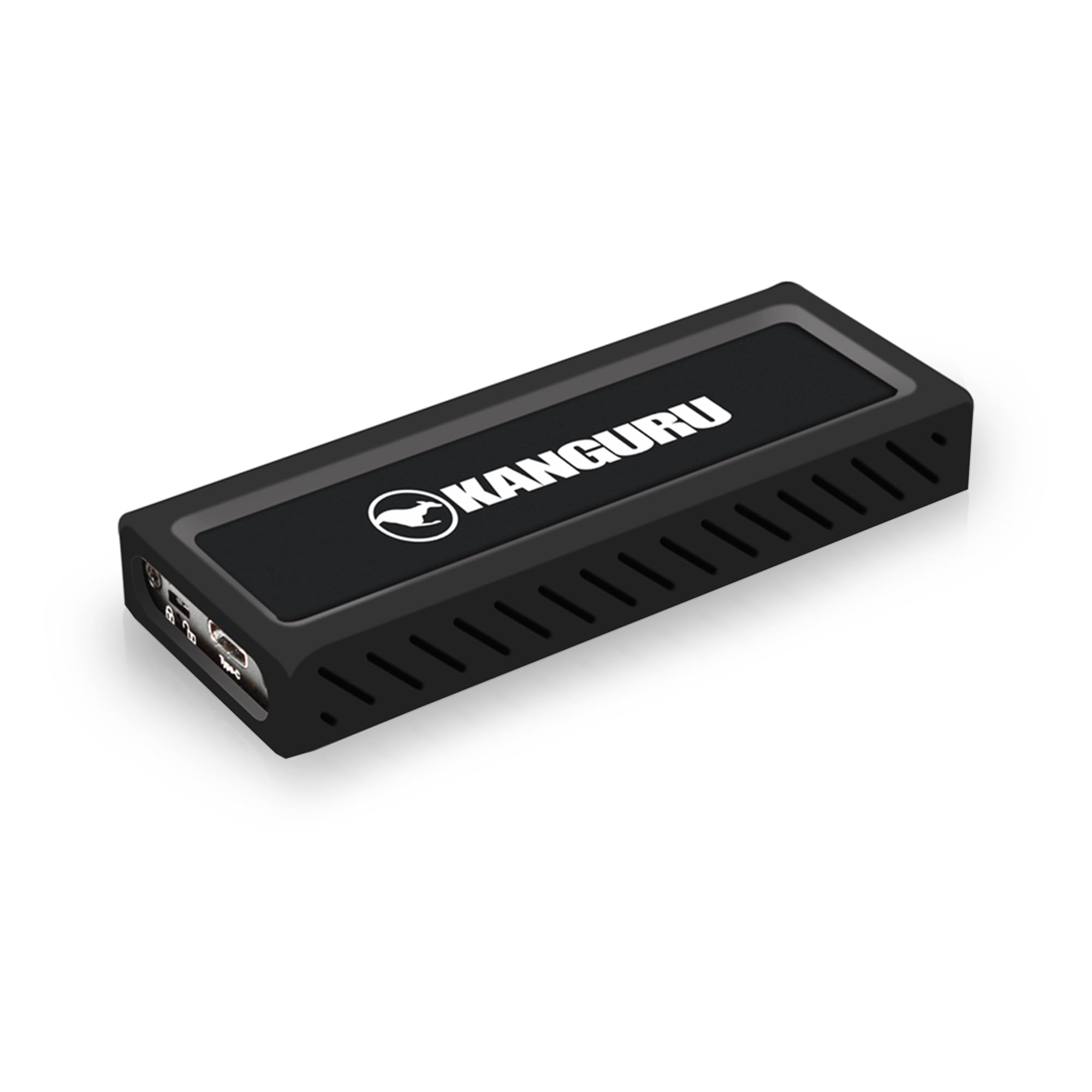 Kanguru UltraLock 1 TB USB-C M.2 NVMe - Portable External Solid State Drive β SuperSpeed+ USB 3.1 Gen 2