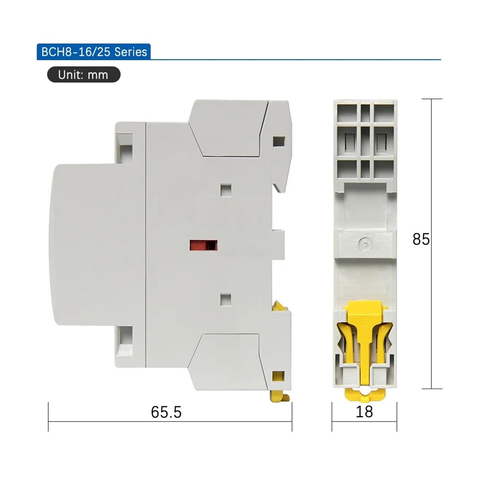 Stycznik 220V Stycznik Cewka Rele 230V 24V Y Nc Din Szyna Domowa Modułowa 2No 2Nc 1No 240V 2P 110V Vac Relai (16A, 2NC, 24V)