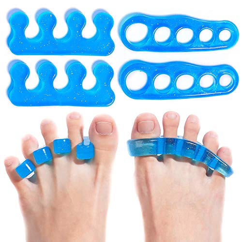 Premium Gel Toe Separators, Straighteners & Spacers | Hammer Toe & Bunion Corrector