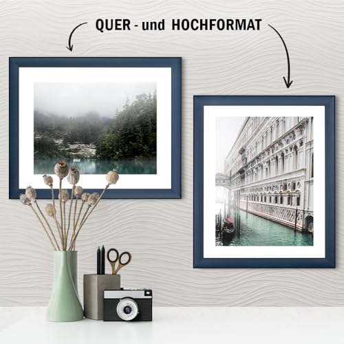 Haak Puzzlerahmen Damira Dunkelblau 80 X 121 cm (ca. 3000 Teile) Bilderrahmen Rahmen für Puzzle