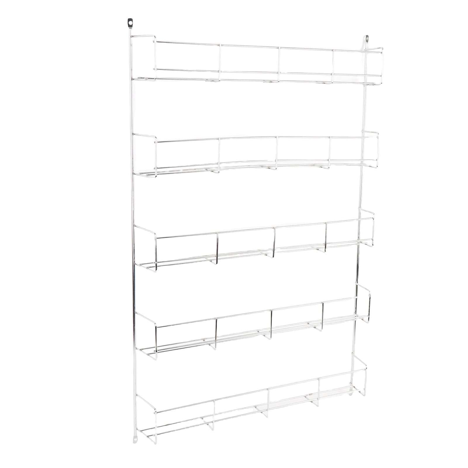 Pissente Estante para Condimentos Montado en la Pared, Estante para Tarros de Condimentos de Hierro Duradero para Gabinete de Cocina, Diseño que Ahorra Espacio, Fácil de Limpiar, Ideal para