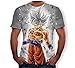 XTHY Anime Dragon Ball Son Goku Stampato in 3D Camicia Maglietta da Ragazzo,Manica Corta Casual da uomo-T171_XXL