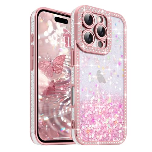 Wirvyuer iPhone 16 Pro Max �p �P�[�X ������ �L���L�� �n�[�g�^���� ���킢�� ���� ���C���X�g�[������ �X�}�z�P�[�X �ϏՌ� �ی� �����h�~ �y�� �o���p�[ �X�g���b�v�z�[���t�� ��phone16promax�p �J�o�[(�s
