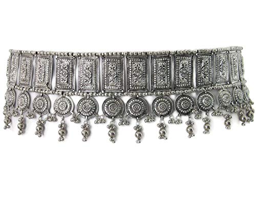 Unique Handcrafted Womens Fashion Belt - Tribal Belly Dance Cosplay Bohemian Renaissance Medieval Festival Gypsy Boho Hippie Costume Outfit Waist Jewelry - Main Image