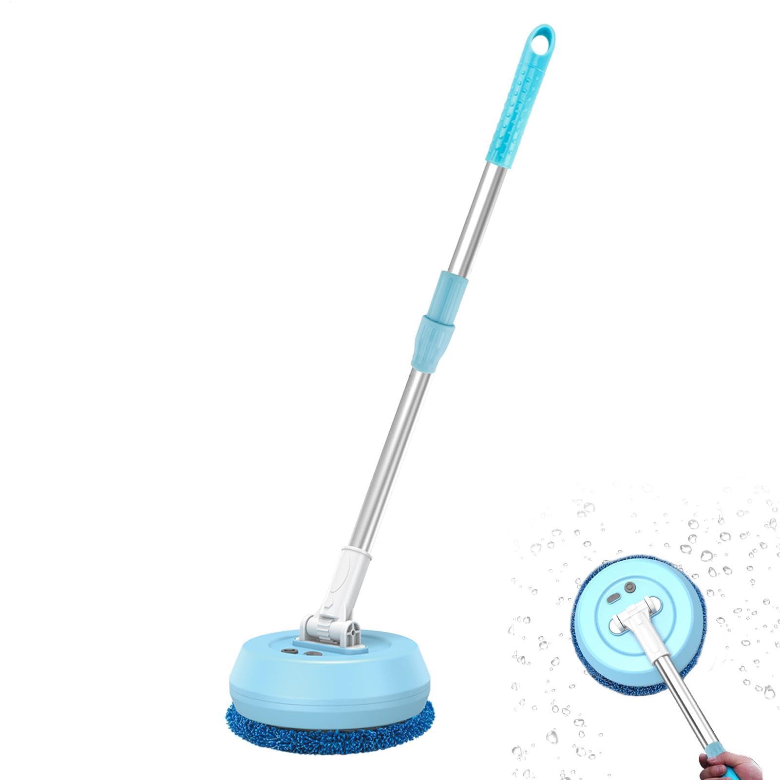 Fuerador de baldosas inalámbricas, Cepillo de fregado eléctrico Mango Largo | Cleaner de fregado de bañera de holeta pesada para baldosas, piso, ventana
