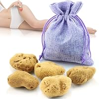 tom&pat Menstruationsschwamm, Alternative zu Soft-Tampons, Dermatest: Sehr gut, Wechseldose für unterwegs, Naturschwamm als Perioden-Schwamm, waschbar & wiederverwendbar (Gr. M, 5 x 5-7 cm)