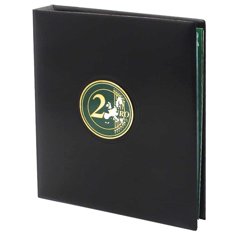 SAFE 7341-B5 (2022–2024) Album Premium per monete da 2 euro – Raccoglitore per monete commemorative europee – Con fogli illustrati & inserti protettivi – Espandibile – Elegante e di alta qualità