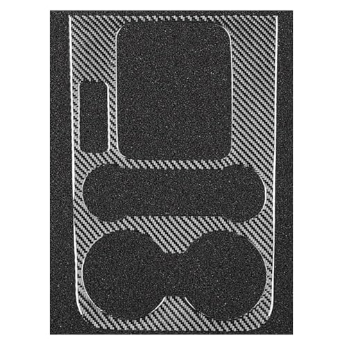 Autocollants carbone Touareg 2010-2018 | Accessoire déco porte-gobelet voiture